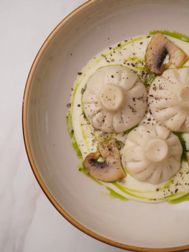 خنكلي بالفطر