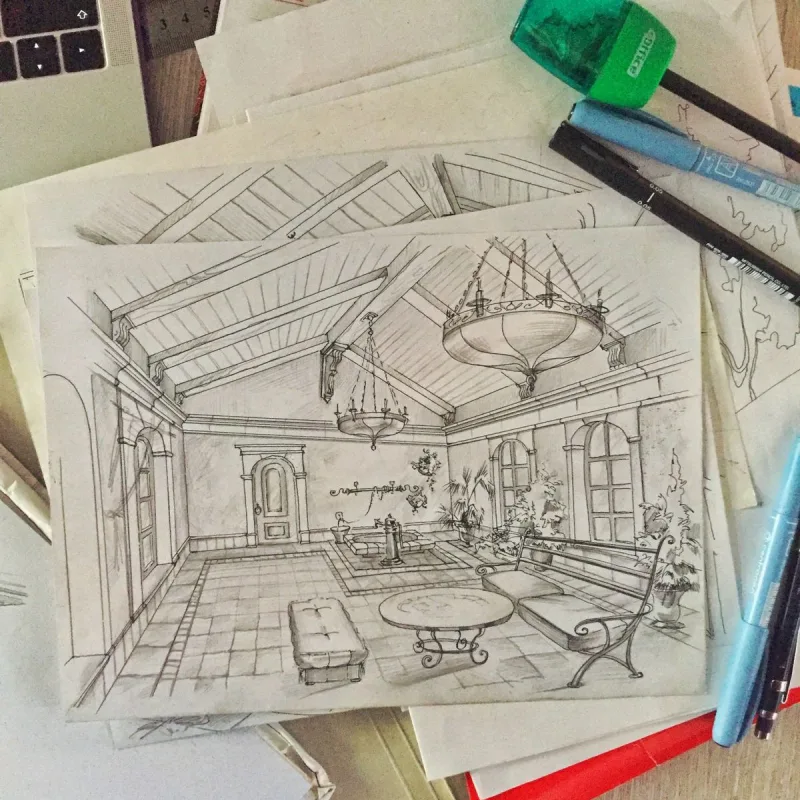 Interjero dizaino ir vizualizacijos projektas Alanijoje