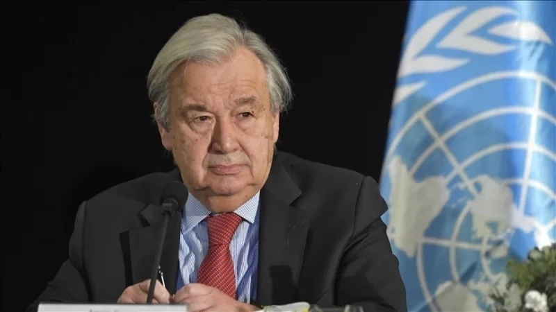 YK:n pääsihteeri Guterres tuomitsee Israelin maan rekisteröinnin jatkamisesta Länsirannalla.