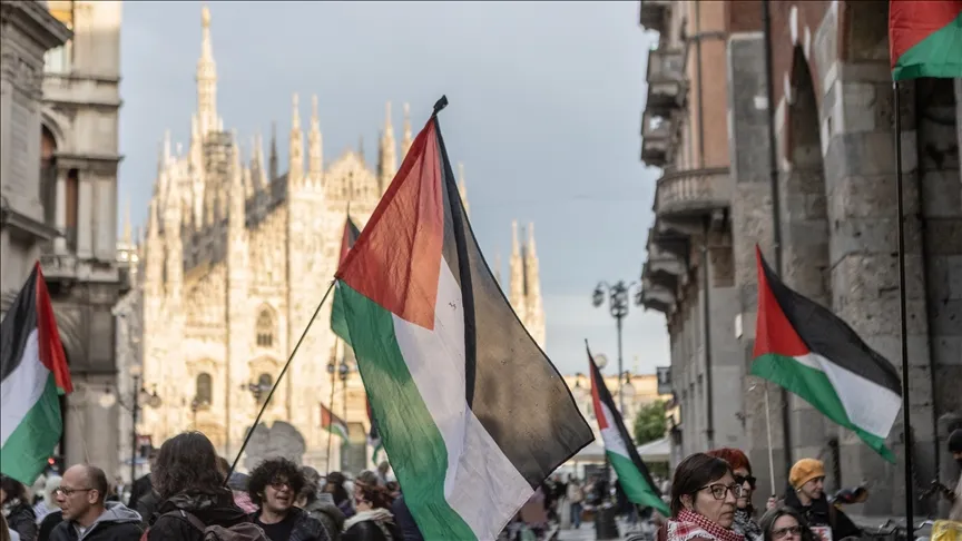 Gegen Israels „Todesstrafengesetz“, das sich gegen palästinensische Gefangene richtet, wurde in Italien protestiert