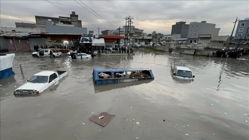 Las lluvias que han azotado la ciudad iraquí de Erbil han afectado negativamente a la vida cotidiana