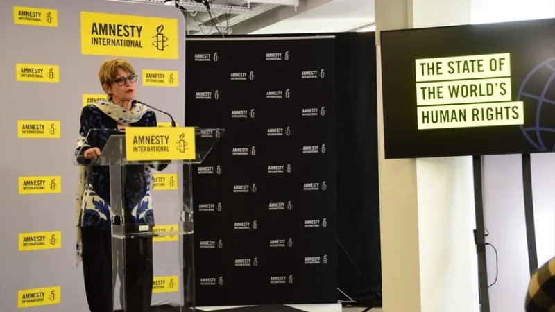 Generální tajemnice Amnesty International Callamardová uvedla, že některé země otřásají základy lidských práv